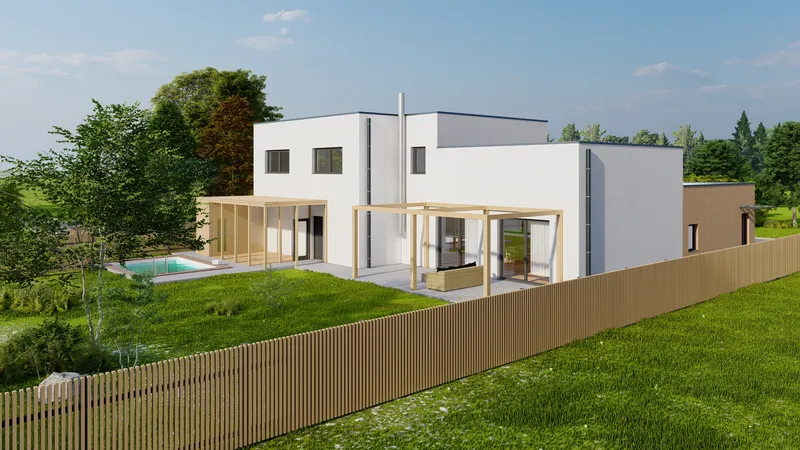 Rodinný dům – Bzenec – vizualizace návrhu