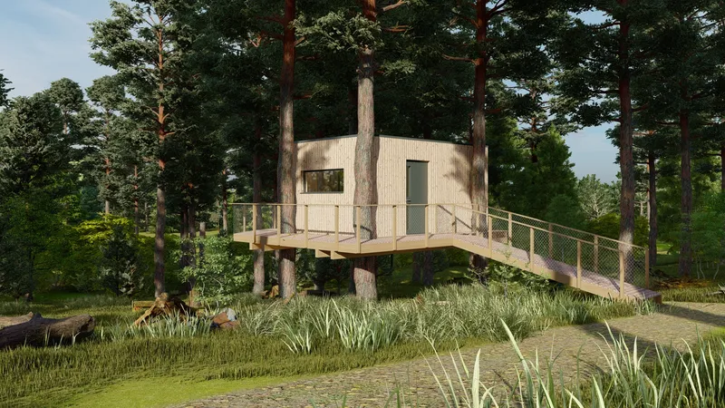 Tree house – Bojkovice – vizualizace 3