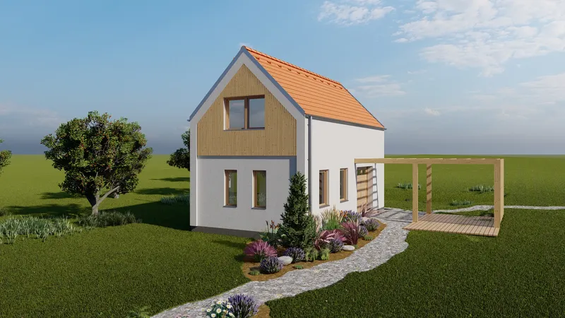 Zahradní dům – Kozojídky – vizualizace 1