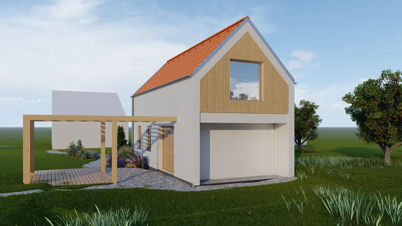 Zahradní dům – Kozojídky – vizualizace 2