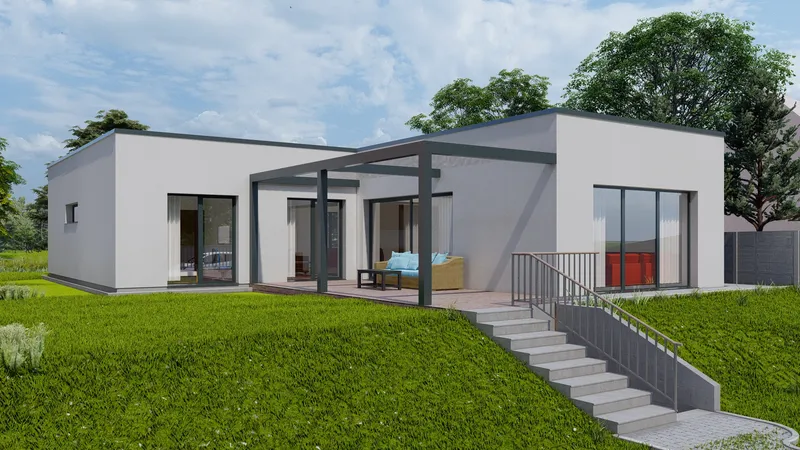 Rodinný dům – Moravský Písek I – vizualizace návrhu
