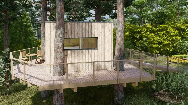 Tree house – Bojkovice – vizualizace 1